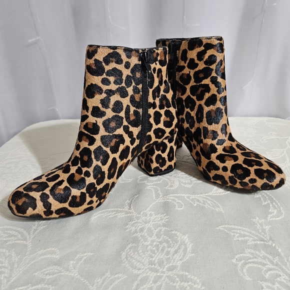 INC. International Concepts - Leopard Print Fur Dyed Booties - Picture 5 of 16